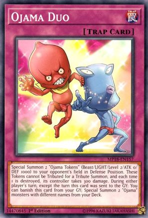 Ojama Duo (MP18-EN157) - 2018 Mega-Tins Mega Pack 1st Edition - Premium Yugioh Single from Konami - Just $0.95! Shop now at Game Crave Tournament Store