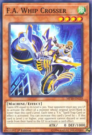 F.A. Whip Crosser (MP18-EN159) - 2018 Mega-Tins Mega Pack 1st Edition - Premium Yugioh Single from Konami - Just $0.25! Shop now at Game Crave Tournament Store
