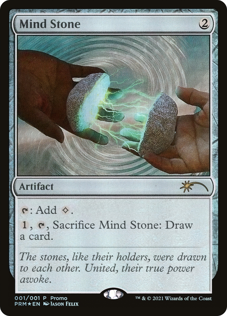 Mind Stone (PWP21-005) - Wizards Play Network 2021 Foil - Premium MTG Single from Wizards of the Coast - Just $3.74! Shop now at Game Crave Tournament Store