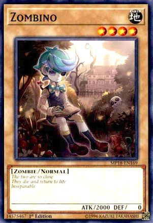 Zombino (MP18-EN169) - 2018 Mega-Tins Mega Pack 1st Edition - Premium Yugioh Single from Konami - Just $0.25! Shop now at Game Crave Tournament Store