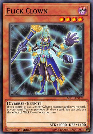 Flick Clown (MP18-EN172) - 2018 Mega-Tins Mega Pack 1st Edition - Premium Yugioh Single from Konami - Just $0.26! Shop now at Game Crave Tournament Store