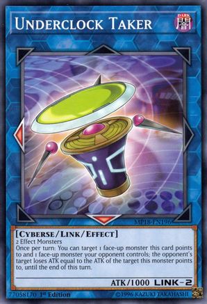 Underclock Taker (MP18-EN196) - 2018 Mega-Tins Mega Pack 1st Edition - Premium Yugioh Single from Konami - Just $0.26! Shop now at Game Crave Tournament Store