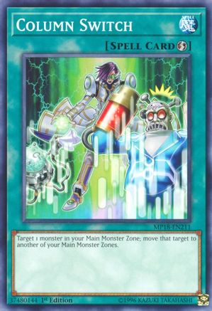 Column Switch (MP18-EN211) - 2018 Mega-Tins Mega Pack 1st Edition - Premium Yugioh Single from Konami - Just $0.25! Shop now at Game Crave Tournament Store