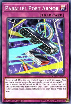 Parallel Port Armor (MP18-EN213) - 2018 Mega-Tins Mega Pack 1st Edition - Premium Yugioh Single from Konami - Just $0.23! Shop now at Game Crave Tournament Store