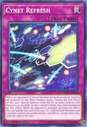 Cynet Refresh (MP18-EN214) - 2018 Mega-Tins Mega Pack 1st Edition - Premium Yugioh Single from Konami - Just $0.25! Shop now at Game Crave Tournament Store