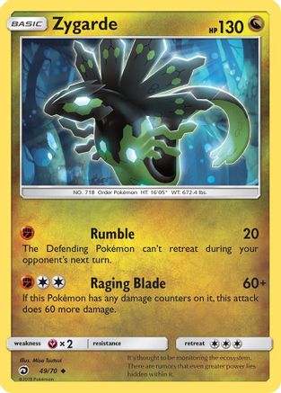 Zygarde 49/70 - Dragon Majesty - Premium Pokemon Single from Nintendo - Just $0.29! Shop now at Game Crave Tournament Store