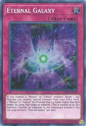 Eternal Galaxy (CYHO-ENSE3) - Cybernetic Horizon Limited - Premium Yugioh Single from Konami - Just $0.25! Shop now at Game Crave Tournament Store