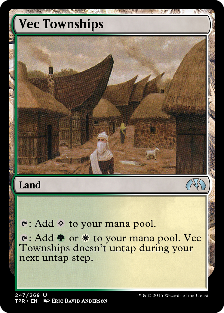 Vec Townships (TPR-247) - Tempest Remastered - Premium MTG Single from Wizards of the Coast - Just $0! Shop now at Game Crave Tournament Store