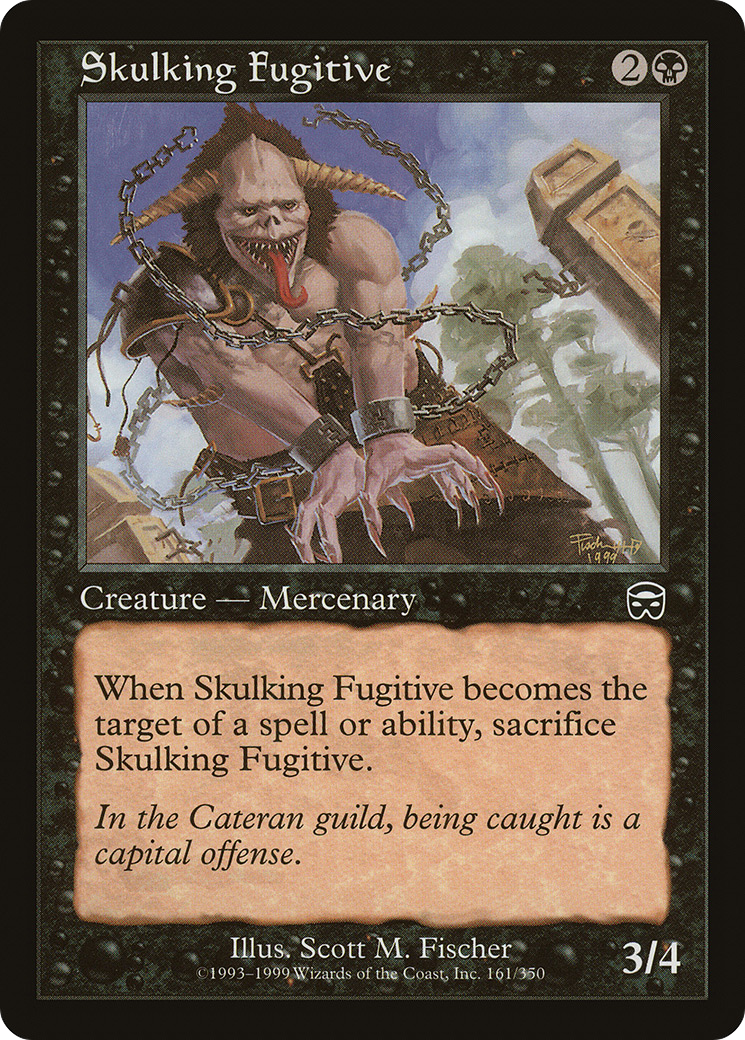 Skulking Fugitive (MMQ-161) - Mercadian Masques - Premium MTG Single from Wizards of the Coast - Just $0.08! Shop now at Game Crave Tournament Store