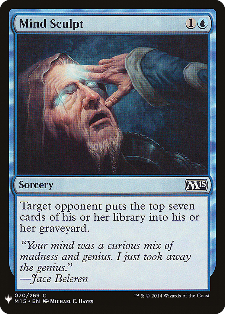 Mind Sculpt (MB1-429) - Mystery Booster - Premium MTG Single from Wizards of the Coast - Just $0.08! Shop now at Game Crave Tournament Store