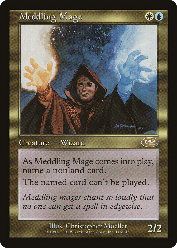 Meddling Mage (PLS-116) - Planeshift - Premium MTG Single from Wizards of the Coast - Just $15.02! Shop now at Game Crave Tournament Store