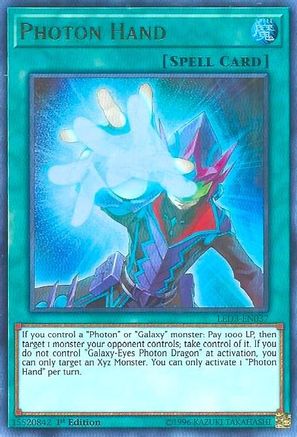 Photon Hand (LED3-EN037) - Legendary Duelists: White Dragon Abyss 1st Edition - Premium Yugioh Single from Konami - Just $1.06! Shop now at Game Crave Tournament Store