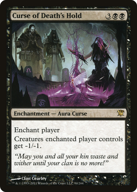 Curse of Death's Hold (ISD-094) - Innistrad - Premium MTG Single from Wizards of the Coast - Just $0.20! Shop now at Game Crave Tournament Store