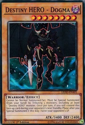 Destiny HERO - Dogma (LEHD-ENA01) - Legendary Hero Decks 1st Edition - Premium Yugioh Single from Konami - Just $0.25! Shop now at Game Crave Tournament Store