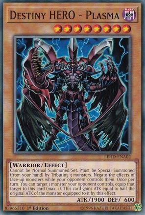 Destiny HERO - Plasma (LEHD-ENA02) - Legendary Hero Decks 1st Edition - Premium Yugioh Single from Konami - Just $0.26! Shop now at Game Crave Tournament Store