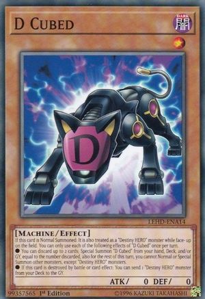 D Cubed (LEHD-ENA14) - Legendary Hero Decks 1st Edition - Premium Yugioh Single from Konami - Just $0.25! Shop now at Game Crave Tournament Store