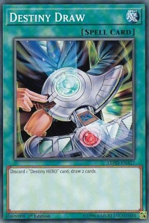 Destiny Draw (LEHD-ENA17) - Legendary Hero Decks 1st Edition - Premium Yugioh Single from Konami - Just $0.23! Shop now at Game Crave Tournament Store