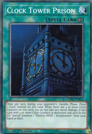 Clock Tower Prison (LEHD-ENA19) - Legendary Hero Decks 1st Edition - Premium Yugioh Single from Konami - Just $0.25! Shop now at Game Crave Tournament Store