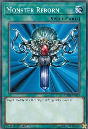 Monster Reborn (B) (LEHD-ENB19) - Legendary Hero Decks 1st Edition - Premium Yugioh Single from Konami - Just $0.25! Shop now at Game Crave Tournament Store