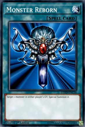Monster Reborn (C) (LEHD-ENC16) - Legendary Hero Decks 1st Edition - Premium Yugioh Single from Konami - Just $0.25! Shop now at Game Crave Tournament Store