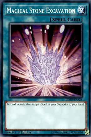 Magical Stone Excavation (LEHD-ENA24) - Legendary Hero Decks 1st Edition - Premium Yugioh Single from Konami - Just $0.31! Shop now at Game Crave Tournament Store