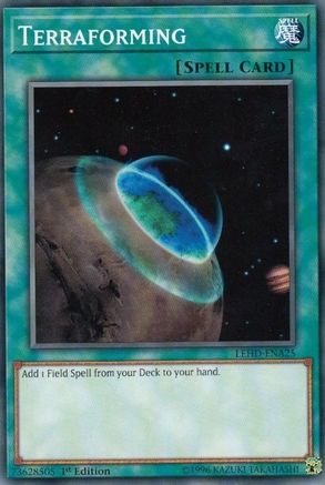 Terraforming (LEHD-ENA25) - Legendary Hero Decks 1st Edition - Premium Yugioh Single from Konami - Just $0.08! Shop now at Game Crave Tournament Store