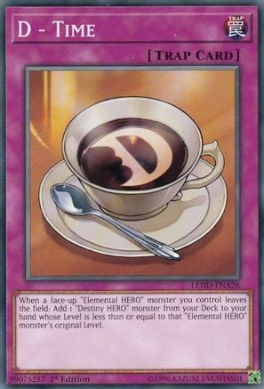D - Time (LEHD-ENA28) - Legendary Hero Decks 1st Edition - Premium Yugioh Single from Konami - Just $0.08! Shop now at Game Crave Tournament Store