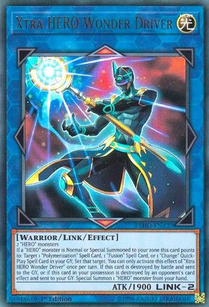 Xtra HERO Wonder Driver (LEHD-ENA37) - Legendary Hero Decks 1st Edition - Premium Yugioh Single from Konami - Just $0.29! Shop now at Game Crave Tournament Store