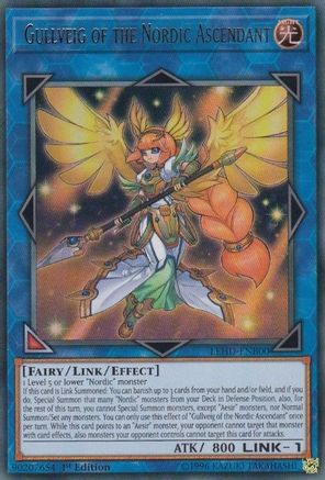 Gullveig of the Nordic Ascendant (LEHD-ENB00) - Legendary Hero Decks 1st Edition - Premium Yugioh Single from Konami - Just $0.25! Shop now at Game Crave Tournament Store