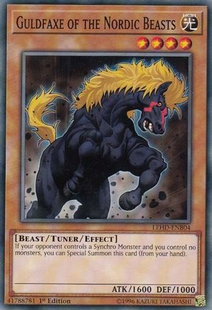 Guldfaxe of the Nordic Beasts (LEHD-ENB04) - Legendary Hero Decks 1st Edition - Premium Yugioh Single from Konami - Just $0.25! Shop now at Game Crave Tournament Store
