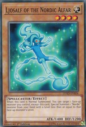 Ljosalf of the Nordic Alfar (LEHD-ENB06) - Legendary Hero Decks 1st Edition - Premium Yugioh Single from Konami - Just $0.25! Shop now at Game Crave Tournament Store