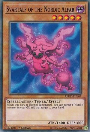 Svartalf of the Nordic Alfar (LEHD-ENB07) - Legendary Hero Decks 1st Edition - Premium Yugioh Single from Konami - Just $0.25! Shop now at Game Crave Tournament Store