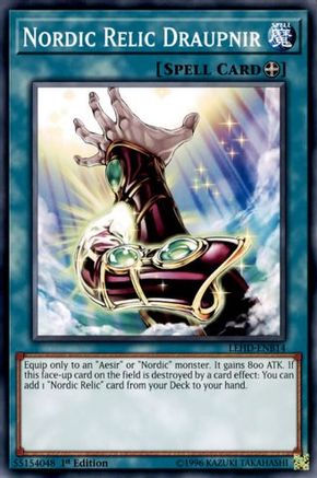 Nordic Relic Draupnir (LEHD-ENB14) - Legendary Hero Decks 1st Edition - Premium Yugioh Single from Konami - Just $0.25! Shop now at Game Crave Tournament Store