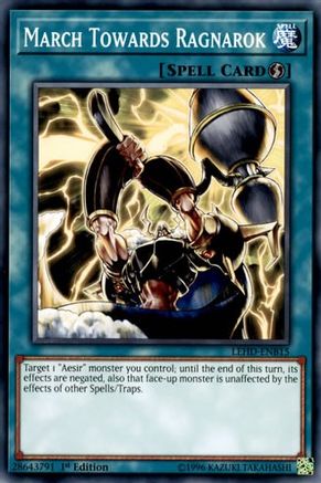March Towards Ragnarok (LEHD-ENB15) - Legendary Hero Decks 1st Edition - Premium Yugioh Single from Konami - Just $0.25! Shop now at Game Crave Tournament Store