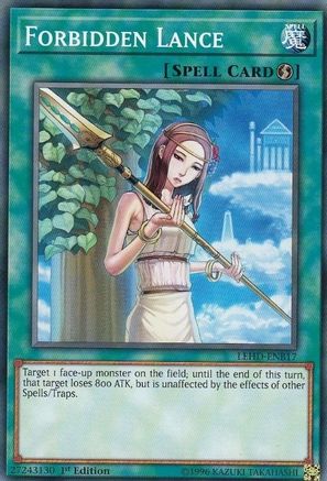 Forbidden Lance (LEHD-ENB17) - Legendary Hero Decks 1st Edition - Premium Yugioh Single from Konami - Just $0.26! Shop now at Game Crave Tournament Store