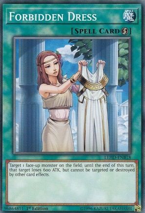 Forbidden Dress (LEHD-ENB18) - Legendary Hero Decks 1st Edition - Premium Yugioh Single from Konami - Just $0.08! Shop now at Game Crave Tournament Store