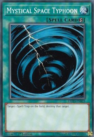 Mystical Space Typhoon (LEHD-ENB23) - Legendary Hero Decks 1st Edition - Premium Yugioh Single from Konami - Just $0.26! Shop now at Game Crave Tournament Store