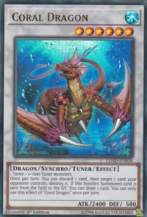 Coral Dragon (LEHD-ENB38) - Legendary Hero Decks 1st Edition - Premium Yugioh Single from Konami - Just $0.26! Shop now at Game Crave Tournament Store