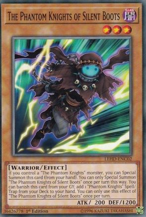 The Phantom Knights of Silent Boots (LEHD-ENC02) - Legendary Hero Decks 1st Edition - Premium Yugioh Single from Konami - Just $0.25! Shop now at Game Crave Tournament Store