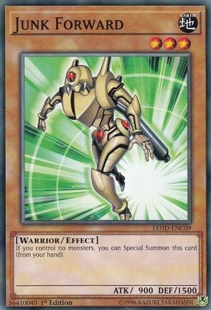 Junk Forward (LEHD-ENC09) - Legendary Hero Decks 1st Edition - Premium Yugioh Single from Konami - Just $0.09! Shop now at Game Crave Tournament Store