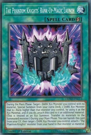 The Phantom Knights' Rank-Up-Magic Launch (LEHD-ENC13) - Legendary Hero Decks 1st Edition - Premium Yugioh Single from Konami - Just $0.25! Shop now at Game Crave Tournament Store