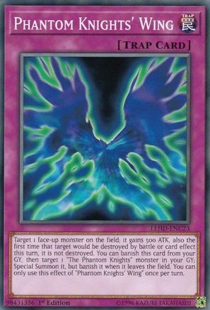 Phantom Knights' Wing (LEHD-ENC23) - Legendary Hero Decks 1st Edition - Premium Yugioh Single from Konami - Just $0.26! Shop now at Game Crave Tournament Store