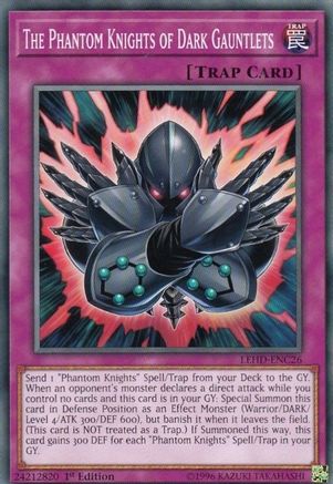 The Phantom Knights of Dark Gauntlets (LEHD-ENC26) - Legendary Hero Decks 1st Edition - Premium Yugioh Single from Konami - Just $0.25! Shop now at Game Crave Tournament Store