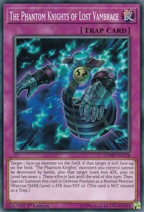 The Phantom Knights of Lost Vambrace (LEHD-ENC28) - Legendary Hero Decks 1st Edition - Premium Yugioh Single from Konami - Just $0.25! Shop now at Game Crave Tournament Store