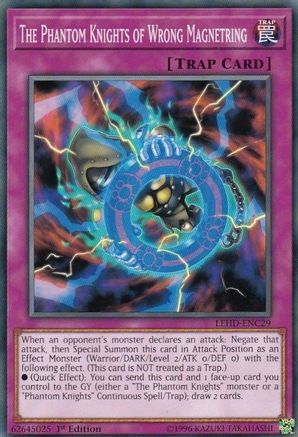 The Phantom Knights of Wrong Magnetring (LEHD-ENC29) - Legendary Hero Decks 1st Edition - Premium Yugioh Single from Konami - Just $0.25! Shop now at Game Crave Tournament Store