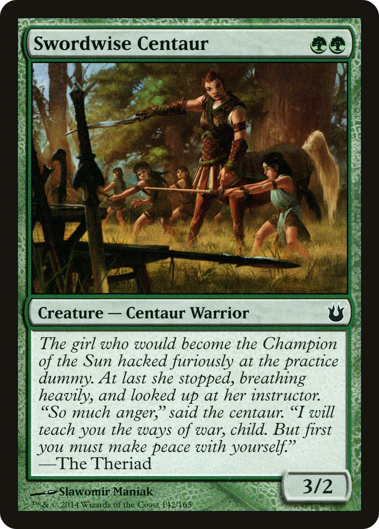 Swordwise Centaur (BNG-142) - Born of the Gods - Premium MTG Single from Wizards of the Coast - Just $0.25! Shop now at Game Crave Tournament Store