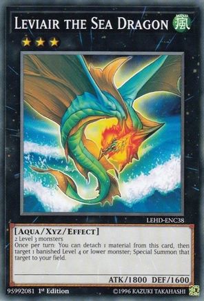 Leviair the Sea Dragon (LEHD-ENC38) - Legendary Hero Decks 1st Edition - Premium Yugioh Single from Konami - Just $2! Shop now at Game Crave Tournament Store