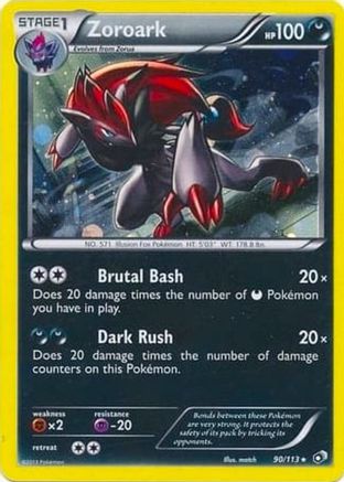 Zoroark - 90/113 (Cosmos Holo) 90 - Blister Exclusives Holofoil - Premium Pokemon Single from Nintendo - Just $1.74! Shop now at Game Crave Tournament Store