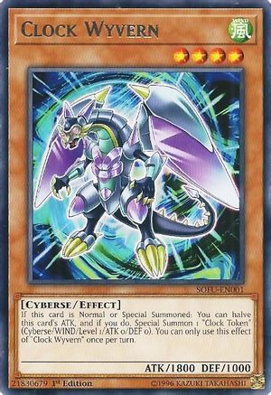 Clock Wyvern (SOFU-EN001) - Soul Fusion 1st Edition - Premium Yugioh Single from Konami - Just $0.25! Shop now at Game Crave Tournament Store