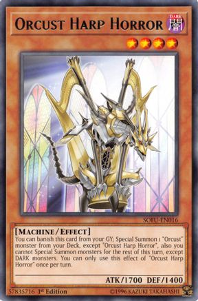 Orcust Harp Horror (SOFU-EN016) - Soul Fusion Unlimited - Premium Yugioh Single from Konami - Just $0.28! Shop now at Game Crave Tournament Store